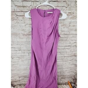 long sleeve collared midi dress Long Sleeve Button Front Collared Midi Dress With Tied Waist